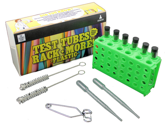 Test Tubes, Rack + More/Plastic