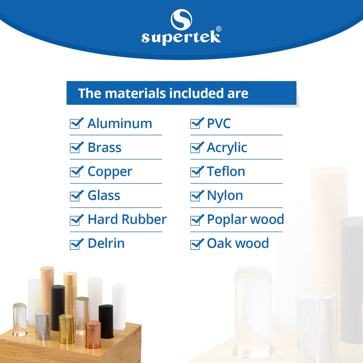 Supertek Density Identification Set, 12 Piece