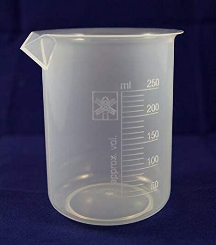 Supertek Beaker, Polypropylene 250 ml (12 beakers per Package)