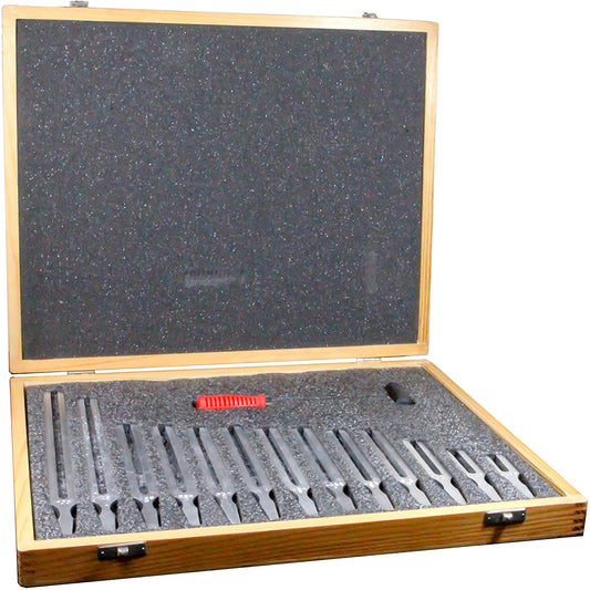 Tuning Fork with Mallet and Wooden Box, Set of 13 (PH36126/3)