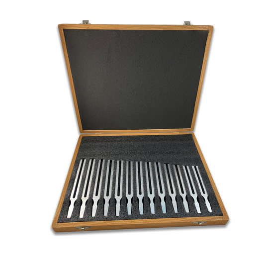 Chromatic Tuning Forks, set of 13, Economy (PH36128C/1)