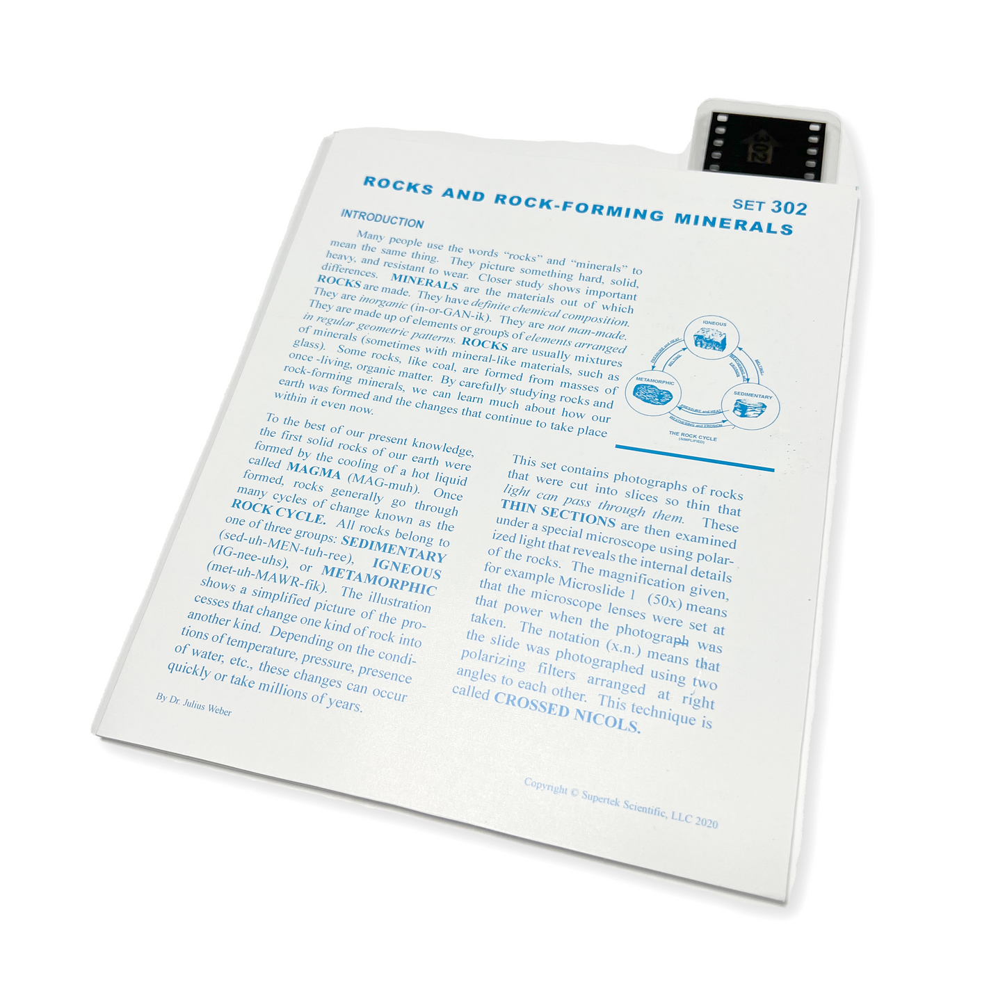 T302 Microslide, Rocks & Rock Forming Minerals