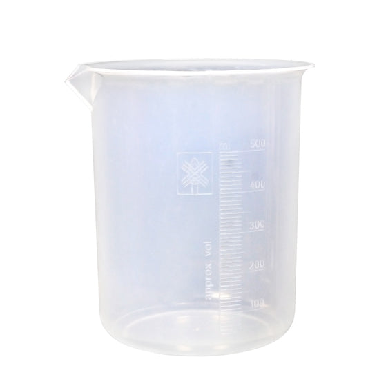 Supertek Beaker, Polypropylene 500 ml (12 beakers per Package)