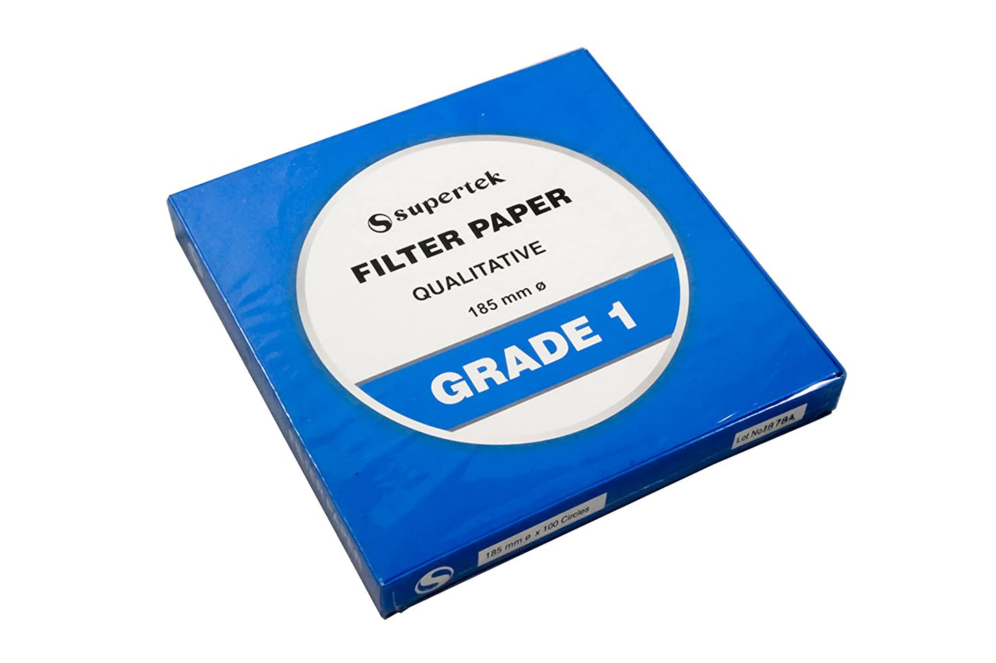 Filter Paper, Qualitative, Grade 1, 185 mm Pack of 100 Sheets
