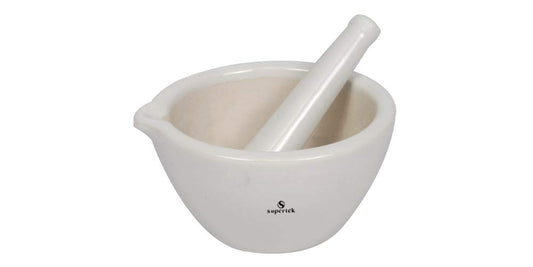 Mortar & Pestle, Cap. 550ml, 125mm Diameter